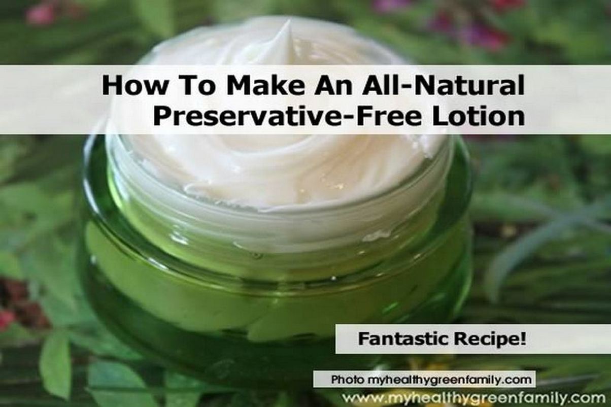 How To Make An AllNatural PreservativeFree Lotion