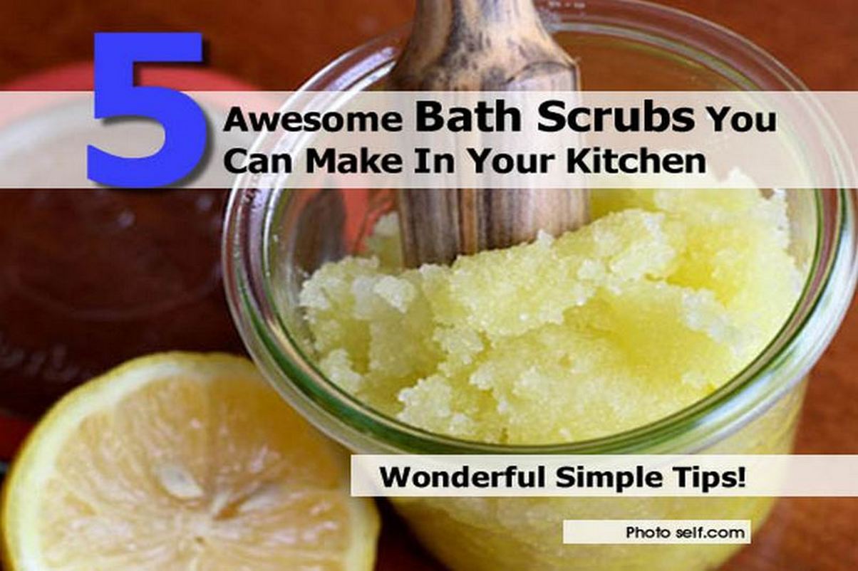 5 Awesome Bath Scrubs You Can Make In Your Kitchen