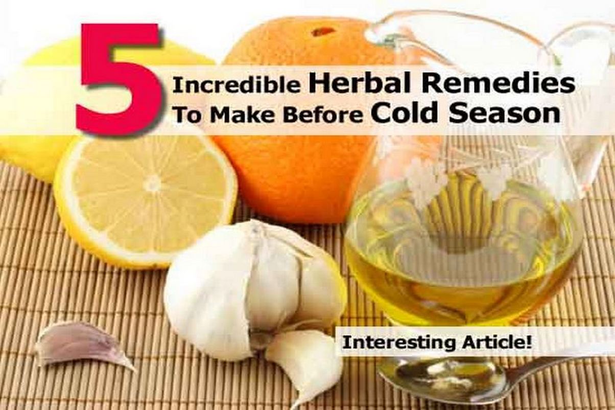 5 Incredible Herbal Remedies To Make Before Cold Season