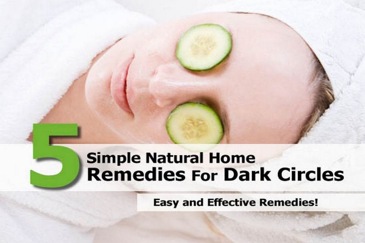 5 Simple Natural Home Remedies For Dark Circles