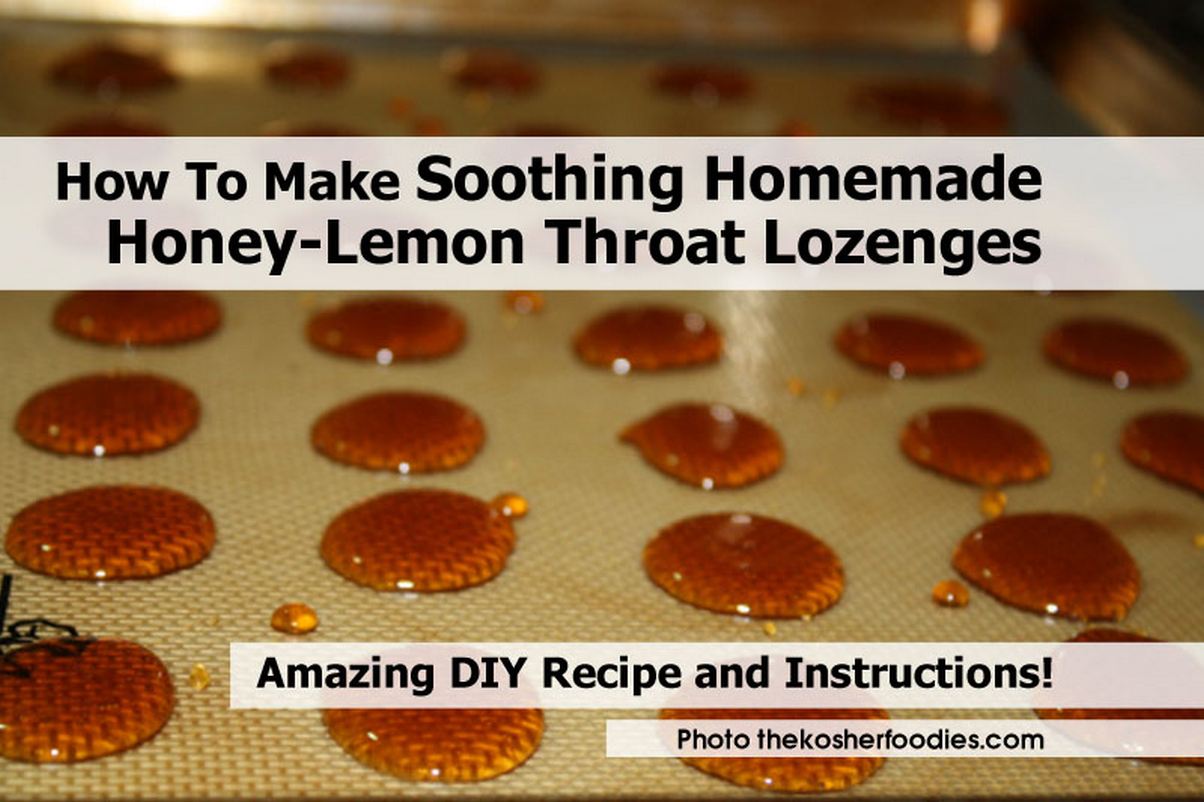 How To Make Soothing Homemade HoneyLemon Throat Lozenges