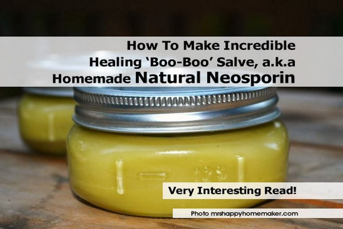 How To Make Incredible Healing ‘Boo-Boo’ Salve, a.k.a Homemade Natural