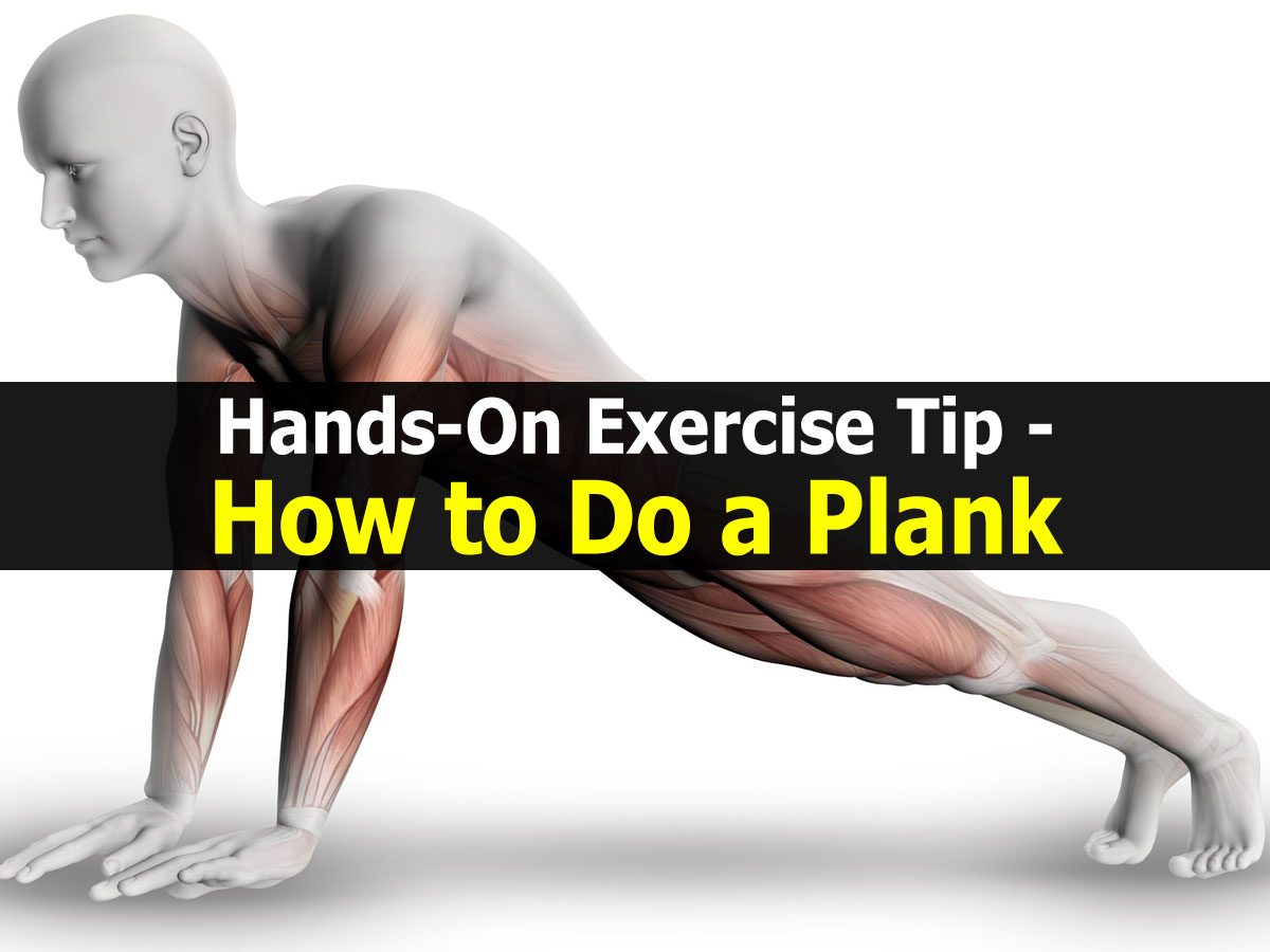 HandsOn Exercise Tip How to Do a Plank