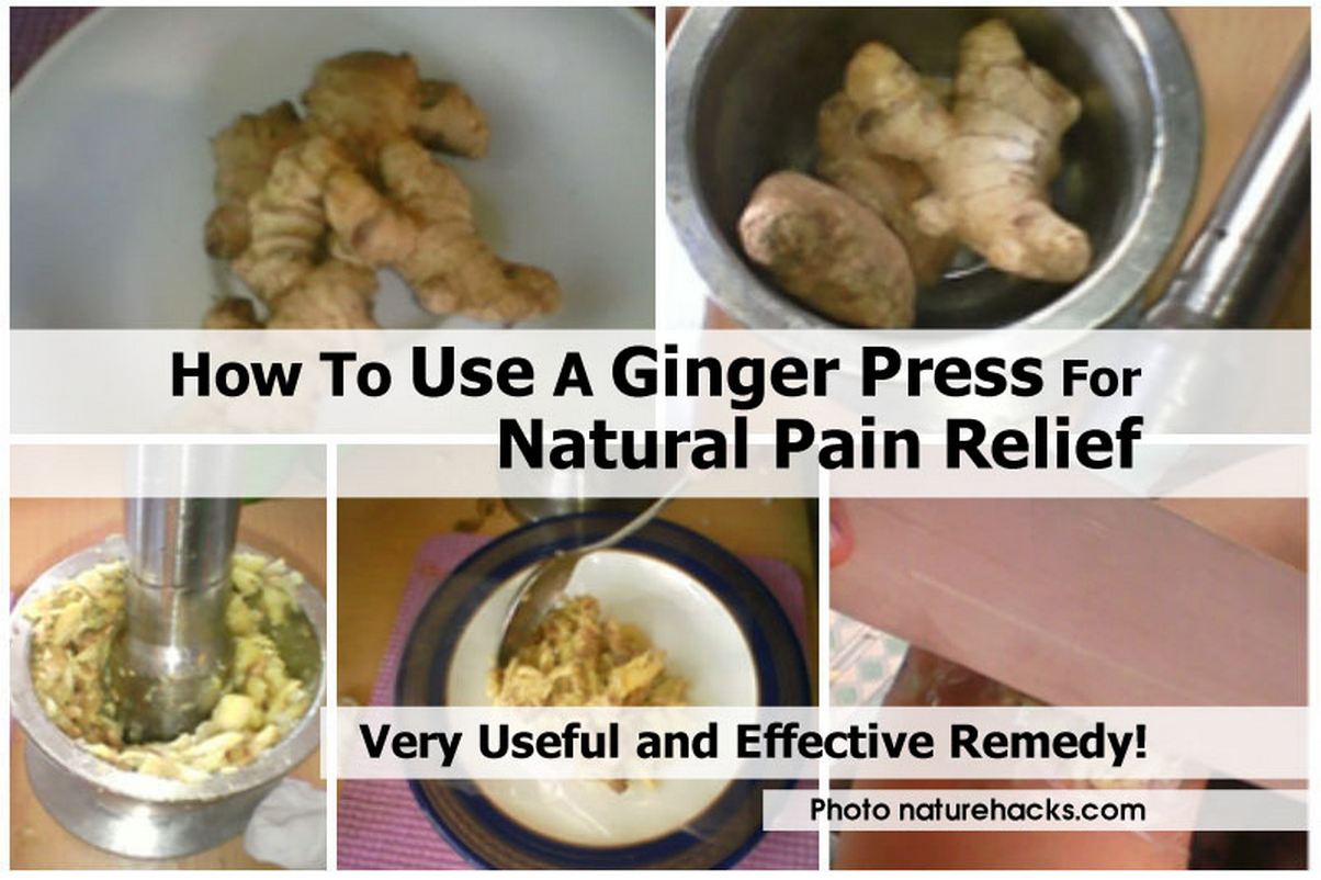 How To Use A Ginger Press For Natural Pain Relief